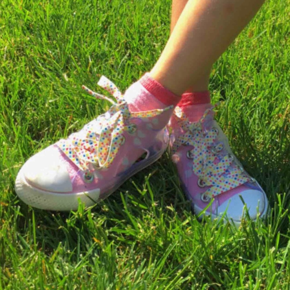 Y2K Jelly Shoes Clear Zany Slingback Lace-Up Sneaker - LittleMissMatched - Picture 2 of 9